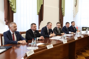 Рабочая встреча губернатора Пензенской области Олега Владимировича Мельниченко с председателем Могилёвского областного исполнительного комитета Республики Беларусь Анатолием Михайловичем Исаченко