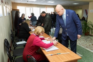 Исполнил свой гражданский долг – проголосовал на выборах Президента Российской Федерации