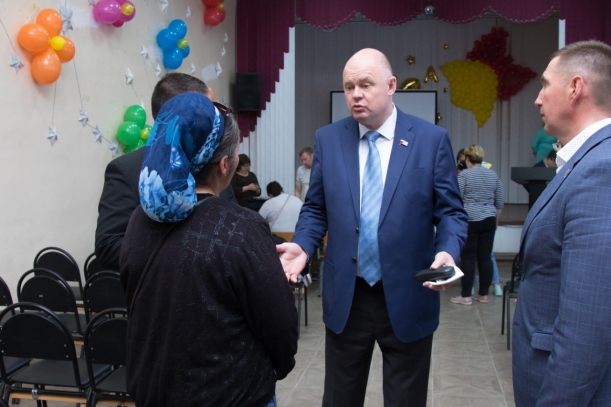 Встреча с жителями Железнодорожного района в школе №41 города Пензы.