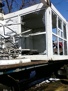 Продолжается демонтаж незаконно установленных торговых объектов