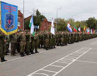 Торжественная церемония награждения победителей спортивных соревнований юнармейских военно-патриотических сборов Приволжского федерального округа «Гвардеец»
