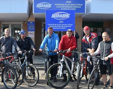 Многие пензенцы сегодня приехали на работу на велосипедах