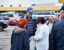 В рамках депутатской деятельности в избирательном округе №1 сегодня была организована паломническая поездка в Соловцовку для ветеранов