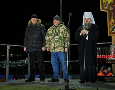 Празднование Великого православного праздника Крещения Господня в первом избирательном округе города Пензы