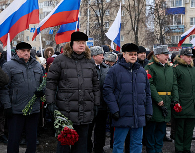 Принял участие в мероприятии, посвященном Дню защитника Отечества