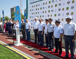 Открытие нового ФОКа построенного в рамках федерального проекта «Спорт – норма жизни» Нацпроекта «Демография»