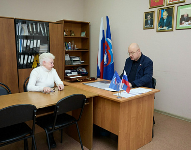 Прием граждан в общественной приемной администрации Железнодорожного района города Пензы