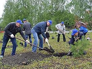 В Пензе на улице Стасова разбили сквер «Единство»