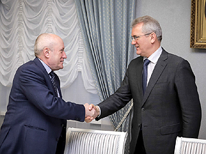 Иван Белозерцев провёл рабочую встречу с председателем совета директоров холдинга «Белстар-Агро» Григорием Федяковым