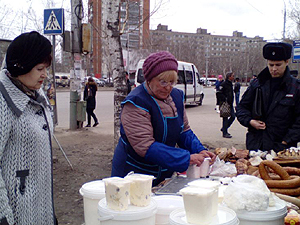 В районе прошел рейд против несанкционированной торговли