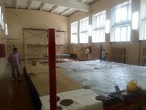 В клубе «Олимп» идет ремонт