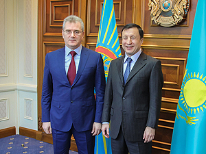 Губернатор Иван Белозерцев и Аким Астаны рассмотрели перспективы развития двусторонних отношений