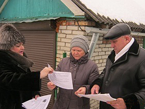 В поселках «Согласие» и «Лесной» состоялся обход территорий