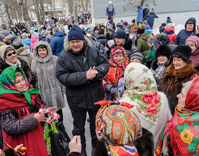 В избирательном округе № 1 с размахом отметили Масленицу 