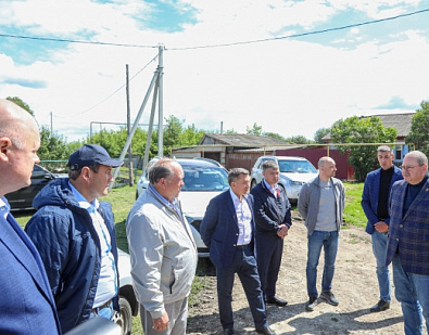 Рабочая поездка Губернатора Олега Владимировича Мельниченко в Лунинский район